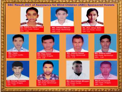 SSC Exam-2021 result of ABC sponsored Hostels